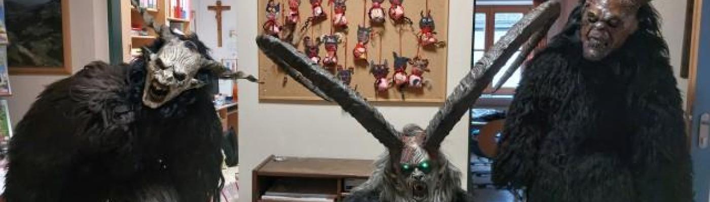 Krampusse in der Schule