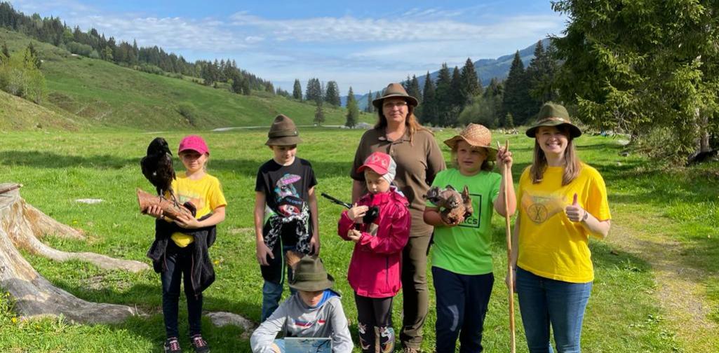 Jäger und Jägerin Tag mit Jäger und Jägerin