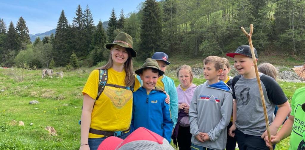 Jäger und Jägerin Tag mit Jäger und Jägerin